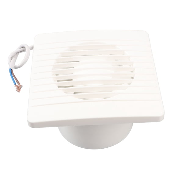 Soplador Cuadrado Montado En La Pared, Instalación A Través De La Pared Ventiladores De Ventilación ABS Refrescador De Aire 110 V Para