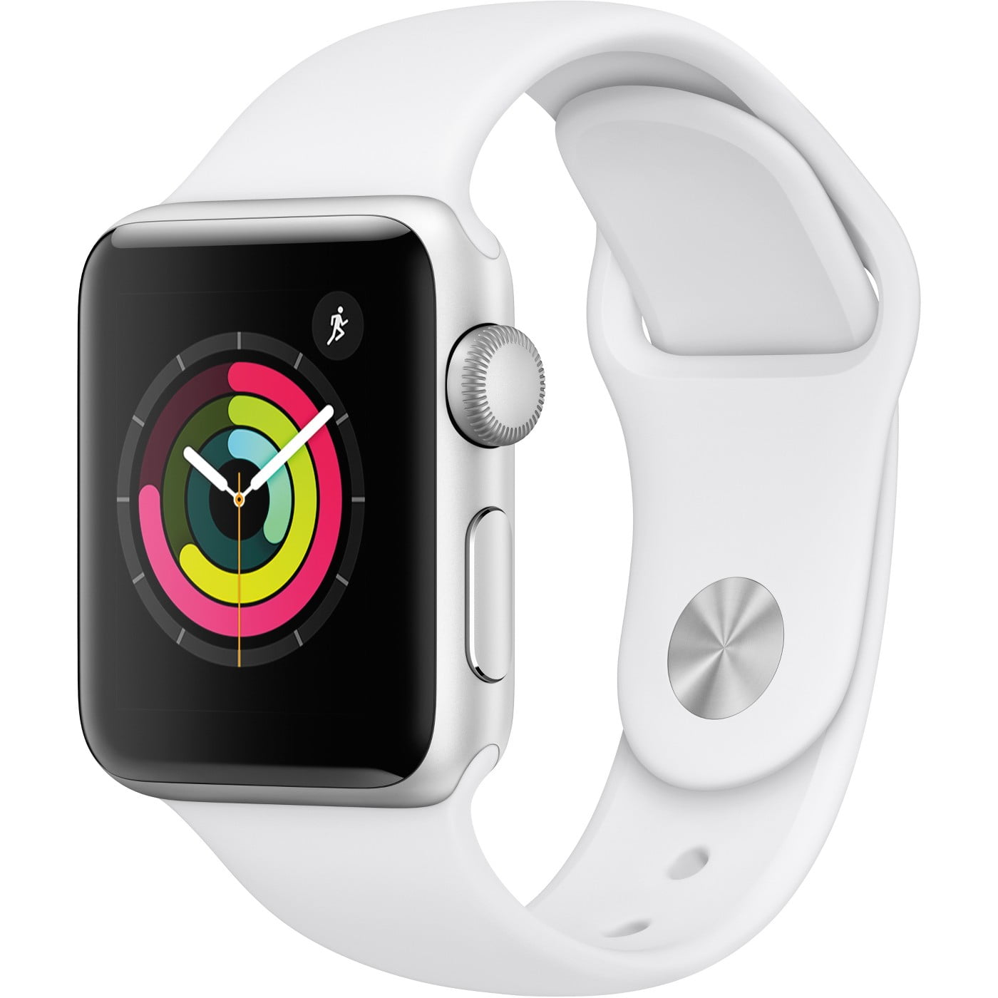 Apple Watch Series GPS Silver 38mm White Sport Band
