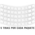 thumbnail image 1 of Papel Picado Boda| Guirnaldas | enramada mexicana artesanal | 5 tiras de 5 metros | diseño de bodas blanco | decoración de plastico picado boda, 1 of 6