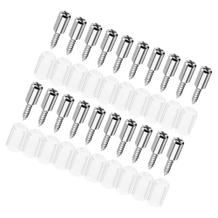KONTONTY Hemoton 20PCS Metal Shelf Pins for Cabinets Bookshelves and Wood Shelving Supports