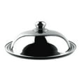 thumbnail image 2 of Stainless Steel Pan Cover with Visual Glass Lid, Durable & Reliable, Round Tall Design, Convenient Knob, Ideal for Home Restaurant, 2 of 8
