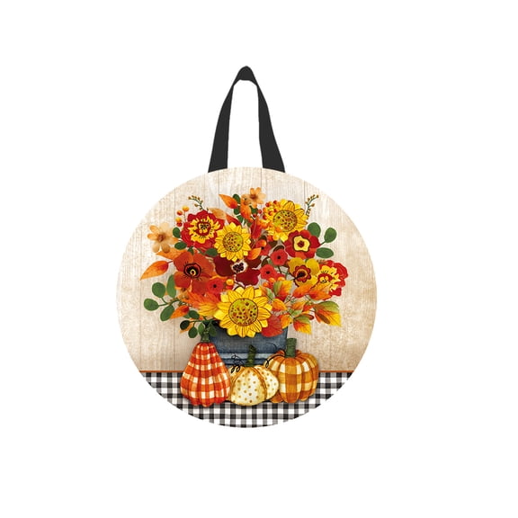 Briarwood Lane Fall Door Hanger 16x16 Autumn Bouquet For Fall Door Hanger
