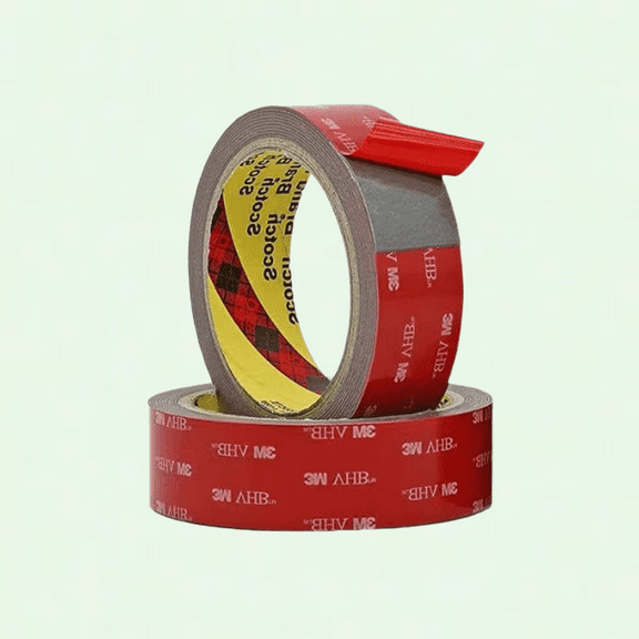 VHB Heavy Duty Mounting Tape, 10FT×1.2IN, Double Sided Tape for Car, Home, Office Decoration