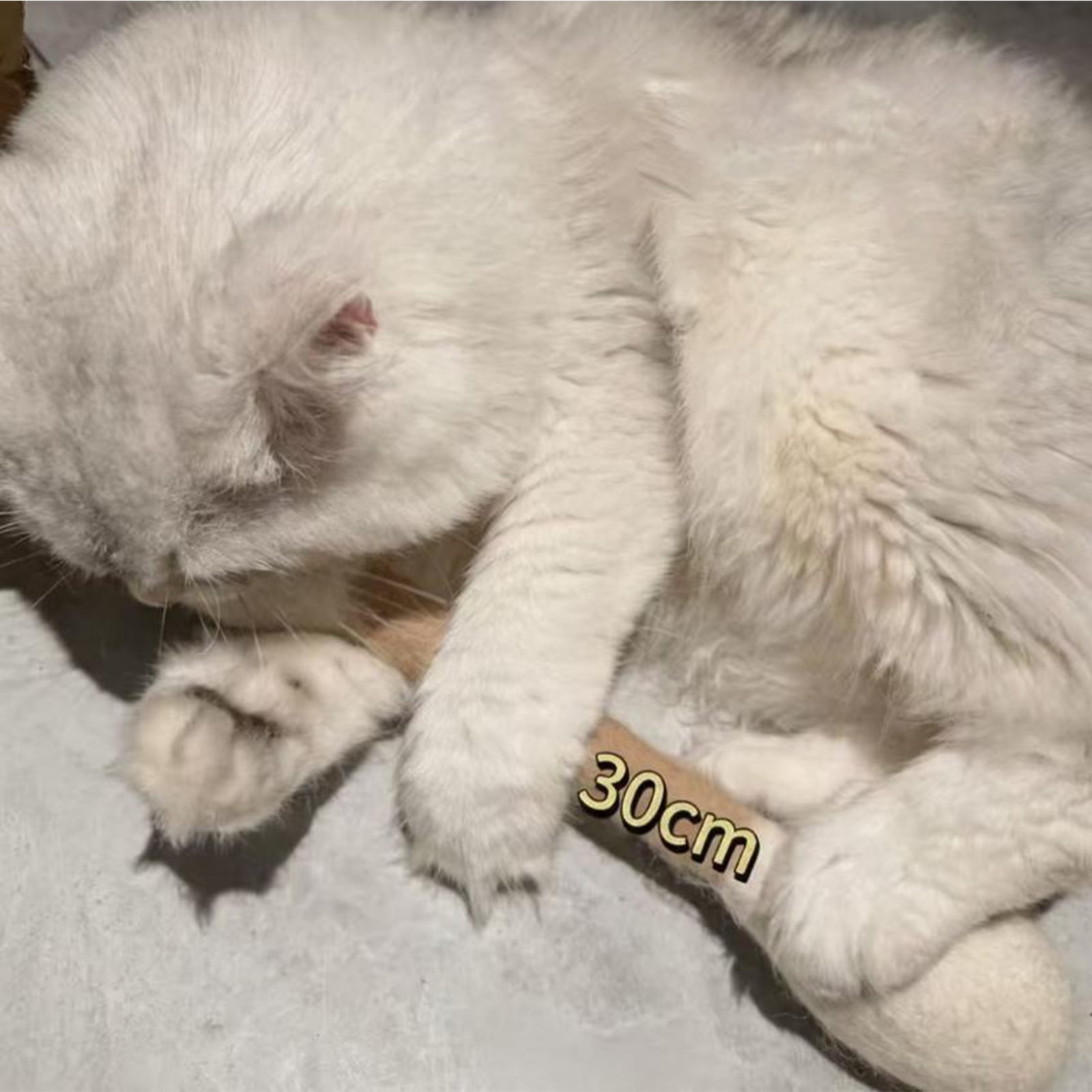 30CM Swabs Large Size Cat Toys with Catnip, Interactive Cotton Cat Toy Chew Sticks for Indoor Relieves Anxiety (6PC)