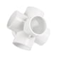 thumbnail image 3 of Conectores de codo Uxcell para adaptadores de tuberías de agua para jardín y hogar 2" (Interior: 50mm, Exterior: 57mm) 1, 3 of 4