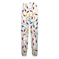 thumbnail image 5 of Mifsaly Christmas Sweatpants Women Baggy High Waist Athletic Joggers with Pockets Xmas Snowman Print Funny Straight Leg Pants Festival Party Loose Pant Holiday Outfits, 5 of 7