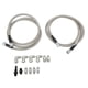 thumbnail image 2 of Adaptadores de accesorios de mangueras de acero inoxidable manguera enfriadora de transmisión de 70 pulgadas con adaptadores reemplazo flexible para automóviles y camiones ANGGREK  Otros, 2 of 8