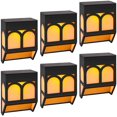 thumbnail image 1 of FloreceBien Lámpara solar para exteriores, luces solares para vallas, iluminación LED solar para decoración de paisajes para jardín, patio, entrada, puerta de entrada, blanco cálido/multicolor,, 1 of 5