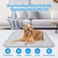 thumbnail image 2 of MH MYLUNE HOME Self Cooling Mat for Large Dog, 39”x59” Arc-Chill Cooling Fiber & Endothermic Color Changing Pet Cooling Pad, Foldable & Washable Summer Pet Blanket, 2 of 7