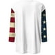 thumbnail image 5 of Camisetas de Manga Corta para las Mujeres Día de la Independencia Patriótica Impresa 3/4 Manga Cuello Redondo, Camiseta Casual para Diarios Y Festivales, 5 of 5