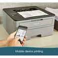 thumbnail image 2 of Brother Compact Monochrome Laser Printer, HL-L2350DW, Wireless Printing, Duplex Two-Sided Printing, Built-in Wireless, 32ppm, 250-sheet, Grey & Black - Bundle with Mazepoly Printer Cable, 2 of 7
