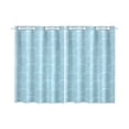 thumbnail image 3 of MKHERT Light Blue Fish Scale Window Curtain Kitchen Curtains Window Treatments 26x39 inch,Set of 2, 3 of 3