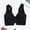 Black, variant on Woman Bra Front Closure Bras Seamless Bras Wireless Bra Everyday Bras Women's Clothes