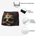 thumbnail image 3 of Balery Classical Rose Crown Skull Calzoncillos bóxer para hombre, ropa interior de algodón suave y transpirable con cinturilla de nailon-XX-Large, 3 of 5