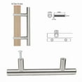 thumbnail image 6 of 30Pack Kitchen Cabinet Pulls Drawer T Bar Handles Brushed Nickel Stainless Steel, 6 of 6