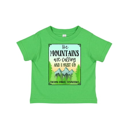 

Inktastic The Mountains Are Calling- Pigeon Forge Tennessee Gift Toddler Boy or Toddler Girl T-Shirt