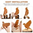 thumbnail image 3 of FRCOLOR  5 Pcs Deterrents Bird Feeders Squirrel Proof Rusty Work, 3 of 8