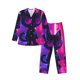 thumbnail image 1 of Balery Neon Toy Cat Reflections Pijama para Hombre de Dos Piezas con Manga Larga, Conjunto de Dormir y Descanso Suave con Bolsillos-X-Large, 1 of 7