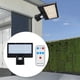 thumbnail image 3 of Lámpara de pared solar con control remoto y sensor de movimiento, lámpara de seguridad para exteriores Blanco cálido, 3 of 8