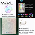 thumbnail image 3 of 1Pcs Colorful LED Marquee Number Lights with Remote,16 Colors and 4 Modes,Battery Powered, for Party/Wedding/Home/Bar/Christmas Decoration(RGB Number 9), 3 of 4