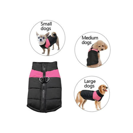 Pet Winter Warm Clothes Gits for Small / Medium / Large Dogs, Cold Weather Warm Vest Jacket Coats for Dogs, Windproof Warm Pet Coats for Winter, (Best Cold Weather Dogs)