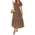 thumbnail image 1 of Vestido Maxi PRETTYGARDEN Boho Mujer Verano 2025 Estampado Floral, 1 of 8
