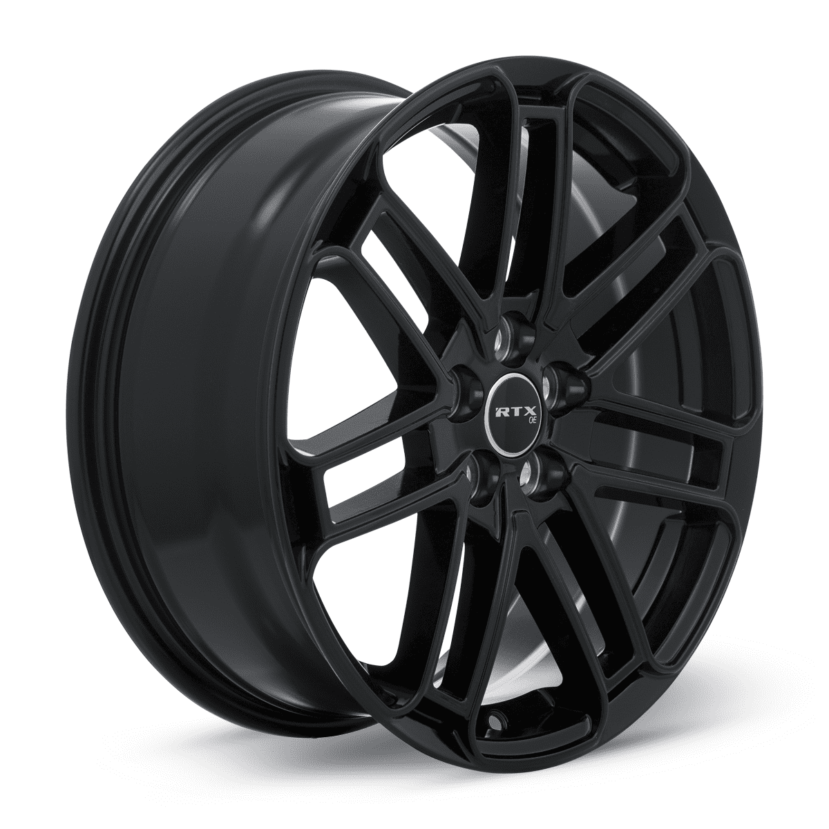 RTX Cambridge 17x7 5x100 ET40 CB54.1 Gloss Black Wheel