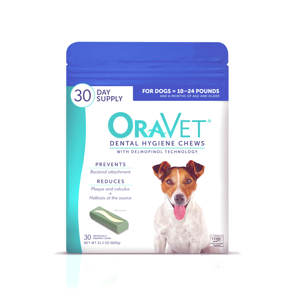 OraVet Dental Care Hygiene Chews for Small Dogs, 30 Count photo 1