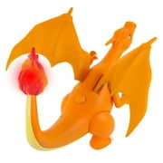 Pokemon Charizard Deluxe Feature Figure - Includes 6-inch Interactive Charizard Figure plus 2-inch Pikachu Figure with Figure Launcher