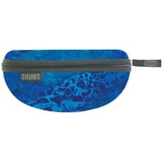 Chums Transporter Eyewear Hardcase Case Blue Realtree WAV3 Pattern, Fleece Lining, Unisex