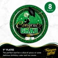 thumbnail image 2 of Green Graduation Plates 9in 8 Count - Green Graduation Party Supplies, 2 of 6