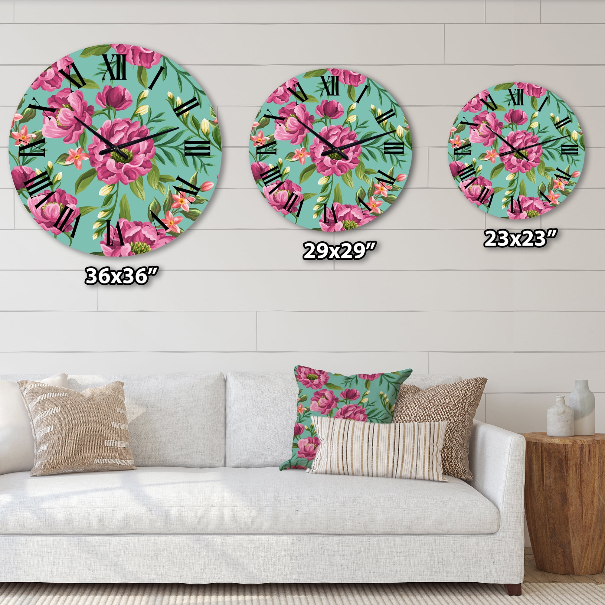 Designart 1 in Traditional Wall Clock