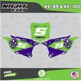 thumbnail image 3 of Kalair GFX Graphics Kit for Kawasaki KX85 (2014-2021) Nightcity Series, 3 of 5