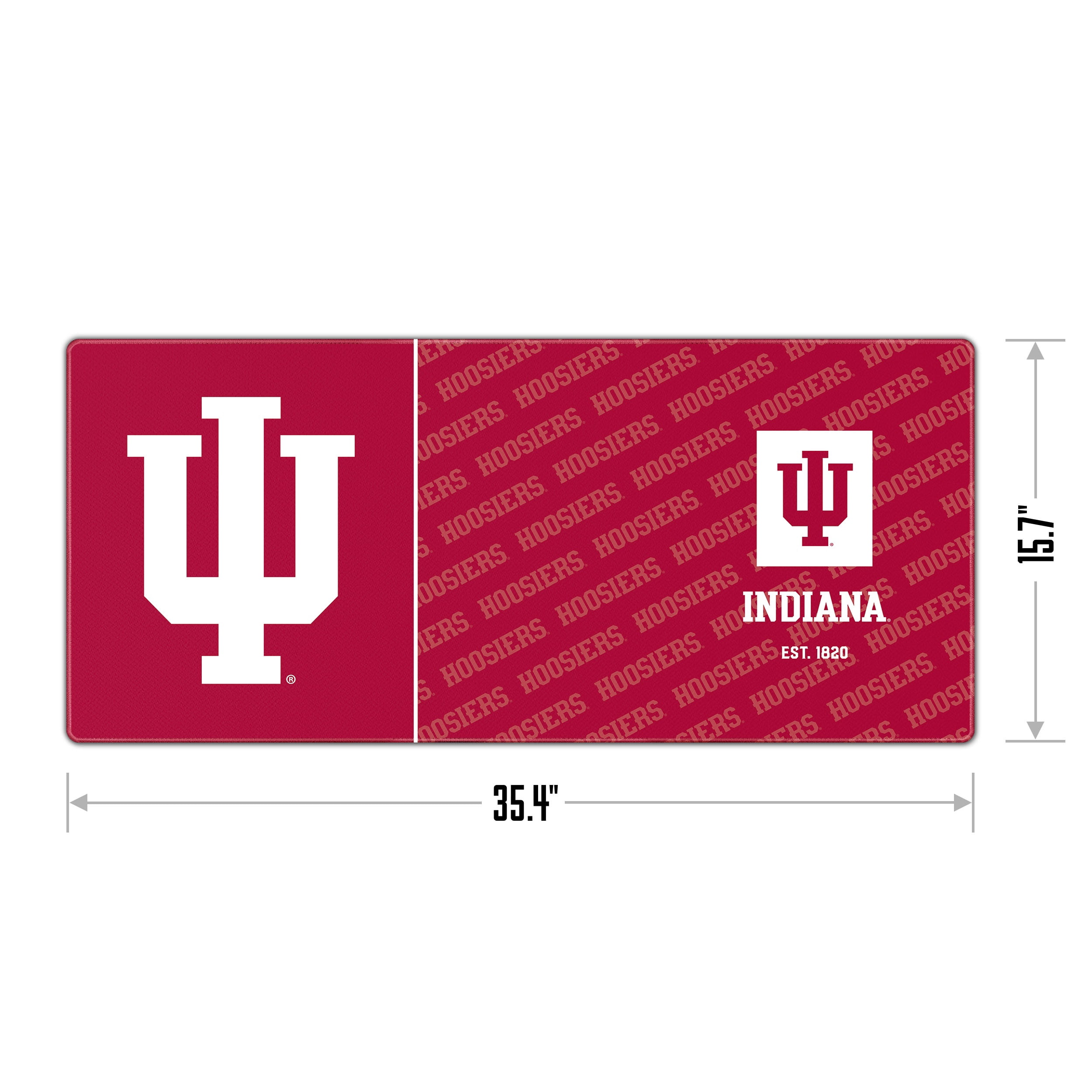 YouTheFan NCAA Indiana Hoosiers Logo Series Desk Pad