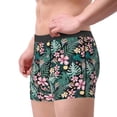 thumbnail image 3 of Wukai Rose Flowers Print Men’s Underwear Breathable Boxer Briefs,&nbsp;Moisture Wicking & Breathable-X-Large, 3 of 7