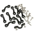 thumbnail image 4 of Langgg 10Pcs Deck Rope Buckle C-Type Buckle with 20 Pcs Screw Nylon Humpback Buckle Kayak Handle Buckle, 4 of 6