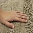 thumbnail image 4 of Mohawk Home Plush Cotton Fade/Stain Resistant Non-slip Machine Washable Bath Mat, Taupe, 2' x 5', 4 of 8