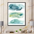 thumbnail image 2 of Designart 'Green and Blue Clouds' Modern Framed Canvas Wall Art Print, 2 of 5