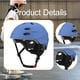thumbnail image 5 of Casco de bicicleta para niños con ajuste ajustable y orificios de ventilación, resistente a impactos. Azul, 5 of 5