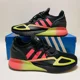 thumbnail image 1 of Adi-das ZX 2K Boost Men’s Shoe Size 10 Green Black Pink Athletic Sneakers FY1142, 1 of 6