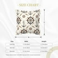 thumbnail image 4 of Bingfone Decorative Pillow Covers 16"X16" Anchor With Rope Couch Pillow Cases Modern Farmhouse Covers For Couch Sofa Bed, 4 of 9