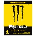thumbnail image 4 of Monster Energy Rehab Lemonade, Energy Iced Tea, 16 oz Cans 4 pk, 4 of 5