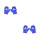 thumbnail image 4 of Guardurnaity 1 par de manoplas para niños pequeños, cómodas, adorables, pequeñas cubiertas para los dedos que mantienen el calor con patrones de Azul 2Conjunto, 4 of 6