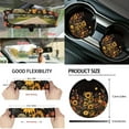 thumbnail image 5 of KUIFORTI Sunflower Pattern Car Seat Covers Full Set 15 Piece Car Seat Cover Steering Wheel Cover Seatbelt Covers Cup Coasters Car Trash Bag Car Storage Box Rear View Mirror Cover Keychain, 5 of 6