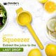 thumbnail image 2 of Lemon Juicer - Manual Lemon Squeezer For Kitchen - Durable Aluminum Lemon Juicer, Ideal For Limes, Oranges, Cocktails, Bars, 2 of 5