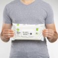 thumbnail image 3 of Underx Disposable Washcloths - Adult Wipes for Incontinence & Cleansing, Formulated with Vitamin E & Aloe Vera - Hypoallergenic, Flushable & Plant Based Wipes, XL (12 Pack), 3 of 7
