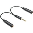 thumbnail image 3 of RENACLIPY Y Splitter Adapter for Laptop Headphones and Microphones, Black - Audio Jack Connector Cable, 3 of 6