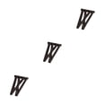thumbnail image 1 of Yuarrent Placa de número de casa de Metal duradera y resistente al óxido, decoración de puerta, decoración de puerta impecable B17--W Type1 NO1, 1 of 6