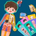 thumbnail image 3 of Juguetes Biológicos Para Niños, Estructura Del Cuerpo Humano, Rompecabezas Cognitivo, Rompecabezas De Madera, Juguetes Para Niños Y Niñas, Juguetes Educativos De Seguridad Noticed FN003483-00, 3 of 6