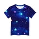 thumbnail image 3 of Camiseta de manga corta crop top chicos casual estrella impresión, cuello redondo camiseta de manga corta para niños 3-14 años de uso diario, 3 of 5